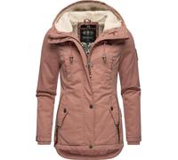 Marikoo Giacca Invernale Donna Corto Cappotto Parka Cotone Cappuccio All Autunno