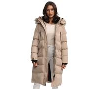 MARIKOO Giacca invernale lunga da donna calda parka trapuntata con cappuccio B890