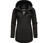 MARIKOO Giacca leggera da donna con cappuccio, colore lampone, taglie XS-XXL, Nero , S