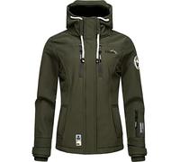 MARIKOO Giacca softshell da donna con cappuccio Kleinezicke XS-3XL, Oliva, L