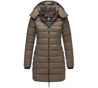 Marikoo Giacca trapuntata mezza stagione da donna Abendsternchen | cappotto lungo e caldo con cappuccio staccabile