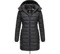 Marikoo Giacca trapuntata mezza stagione da donna Abendsternchen | cappotto lungo e caldo con cappuccio staccabile