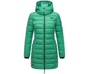 Marikoo Giacca trapuntata mezza stagione da donna Abendsternchen | cappotto lungo e caldo con cappuccio staccabile