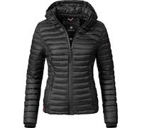 Marikoo Giacca Trapuntata Mezza Stagione da Donna Samtpfote Nero XL