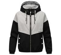 MARIKOO Liubkaa - Giacca da donna leggera, oversize, con cappuccio, taglie XS-3XL, Nero , S