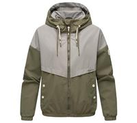 Marikoo Liubkaa - Giacca da donna leggera, oversize, con cappuccio, taglie XS-3XL, Oliva impolverato, M