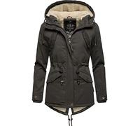 Marikoo Manolya Giacca in Cotone Invernale da Donna Grigio Antracite S