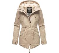 Marikoo Manolya Giacca in Cotone Invernale da Donna Tortora Chiaro L