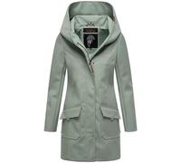 MARIKOO Mayleen - Cappotto Softshell da donna, traspirante, con cappuccio, taglie XS-5XL, S
