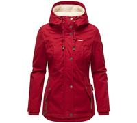 MARIKOO Parka invernale 'Bikoo' terra d'ombra / rosso rubino Donna MARIKOO L