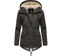 MARIKOO Parka invernale 'Manolya' antracite / bianco lana Donna - Abbigliamento - Taglie comode - Giacche MARIKOO L