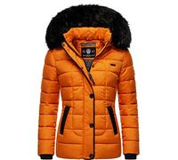 Marikoo Unique Giacca Trapuntata Invernale da Donna Arancione Bruciato S