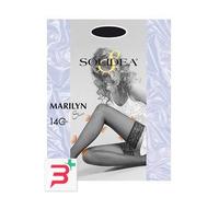 MARILYN 140 SHEER CALZA AUTOREGGENTE NERO 1