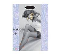 Solidea Marilyn 30 Den Calze Autoreggenti Velate Compressione 8 11mmHg 4L Sabbia