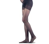 Marilyn Calzamaglia trasparente con speciale gherone intorno alla zona addominale, 40 denari Nero (Nero) 46