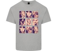 Marilyn Collage Celebrity Fashion Maglietta Per Bambini Ragazzi E Ragazze