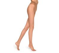 MARILYN Collant da donna Riviera 7 denari, estremamente sottile, estivo, semi-opaco, collant trasparenti con effetto trucco, rinforzo delle dita invisibile, cuciture piatte, piccolo tassello, comodo
