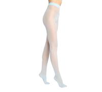 MARILYN Collant da donna Tonic 20 denari, classici semi-trasparenti opachi, in microfibra con delicato effetto coperta, rinforzo invisibile, senza slip, Azzurro, 36-38
