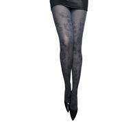 MARILYN Collant fantasia rosa 40 denari, Grigio (melange & black), 40-42