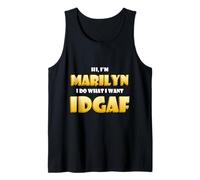 Marilyn Joke IDGAF Meme Funny Halloween Costume Marilyn Canotta