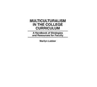 Marilyn Lutzker Multiculturalism in the College Curriculum (Copertina rigida)