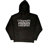 Marilyn Manson Classic Logo ufficiale Felpa con Cappuccio