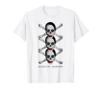 Marilyn Manson - Crossbones X3 Maglietta
