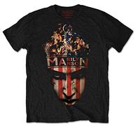 Marilyn Manson - Crown, T-Shirt da Uomo, Nero (Black), L