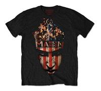 Marilyn Manson - Crown, T-Shirt da Uomo, Nero (Black), S