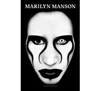 Marilyn Manson Defiant Viso Grande Tessuto Poster/Bandiera 1100mm x 750mm ( Rz )