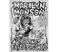 Marilyn Manson Freak Show at Tiptina's New Orleans 1995 - poster cm. 30 x 40