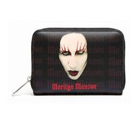 Marilyn Manson Logo Rosso Lips Zip Top Purse