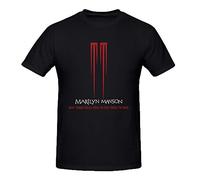 Marilyn Manson Marilyn Manson Maglietta estiva da uomo girocollo L, Nero , L