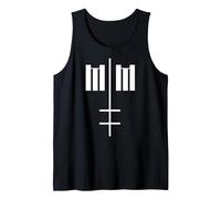 Marilyn Manson MM Cross Canotta, Uomo, Nero, L