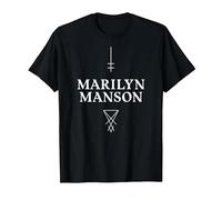 Marilyn Manson Satan Cross Maglietta, Uomo, Nero, M