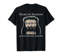 Marilyn Manson Tripple Jesus Maglietta, Uomo, Nero, 5XL