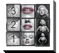 Marilyn Monroe 321 Canvas Prints, Poliestere, Multicolore, 40 x 40 cm