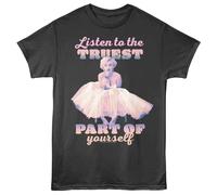 Marilyn Monroe Ascolta La Più Vera T-Shirt Uomo Cotone 100% Smoke