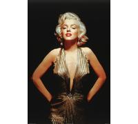 Marilyn Monroe - Dorato Abito Poster 24x36 - 36441