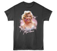 Marilyn Monroe Flower American Classics Smoke Maglietta Manica Corta Uomo