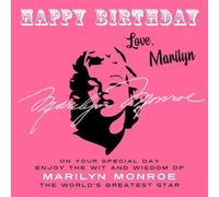 Marilyn Monroe Happy Birthday-Love, Marilyn (Tascabile)