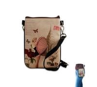 Marilyn Monroe - Mini borsa a tracolla da donna, in tessuto leggero, piccola borsa in tessuto, alla moda, 11,9 x 16,8 cm, graziosa borsa da donna, regalo in stile vintage
