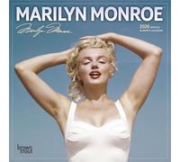 BrownTrout Calendario da parete mensile mini Marilyn Monroe Official 2026 7x14 pollici da appendere
