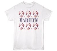 Marilyn Monroe - Ripetere - American Classici - Bianco Adulto T-Shirt