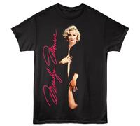 Marilyn Monroe Sensual American Classics T-Shirt Manica Corta Nera Girocollo