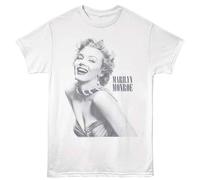 Marilyn Monroe - Sorridente - American Classici - Bianco Avanti Stampa Adulto