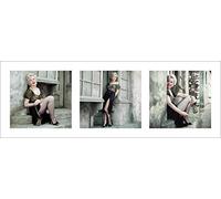 Marilyn Monroe - Stampa Artistica, Serie The Parisian, 33 x 95 cm