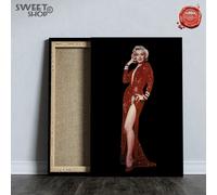 MARILYN MONROE Stampa su Tela ALTA' QUALITA' QUADRO MODERNO ARTE ICONA DIVA ART