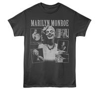 Marilyn Monroe T-Shirt Collezione American Classics Manica Corta Smoke