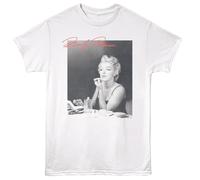 Marilyn Monroe - Trucco Vanity - American Classici - Bianco Adulto Manica Corta